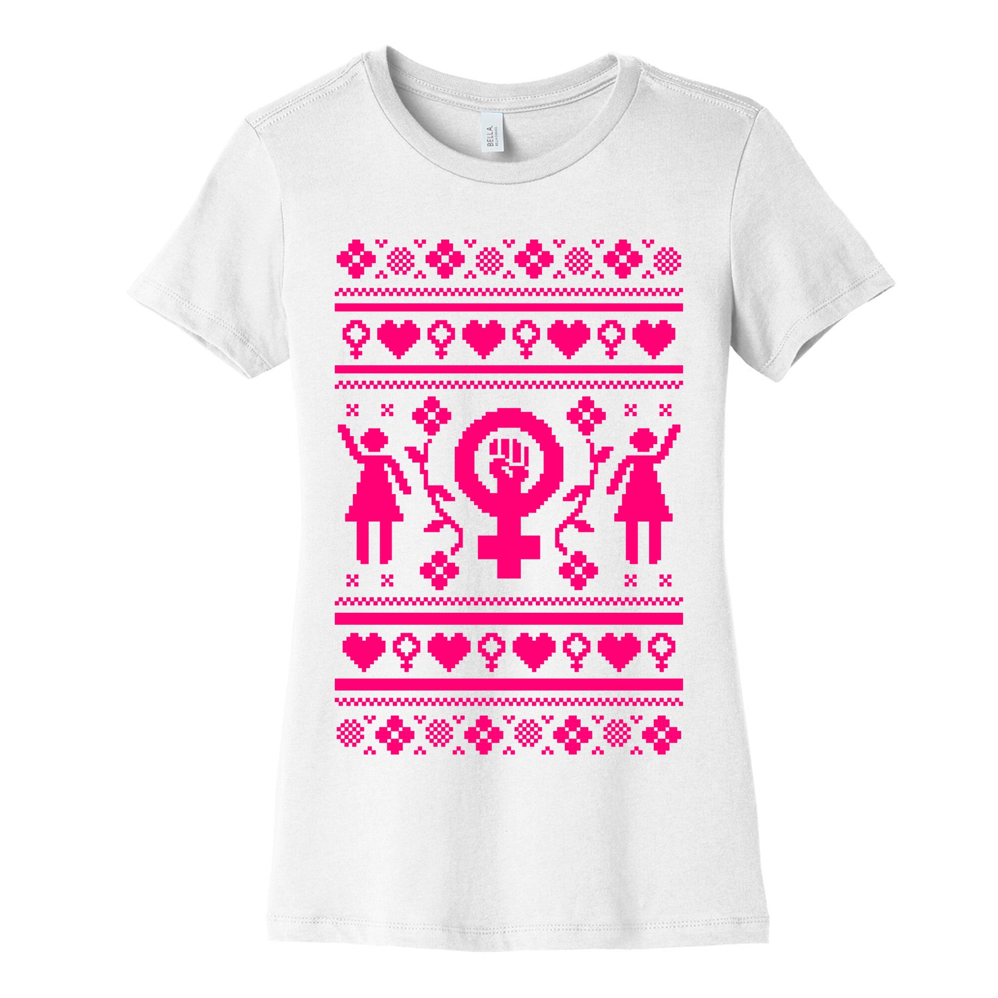 Girl Power Ugly Sweater  Women's Cotton Tee